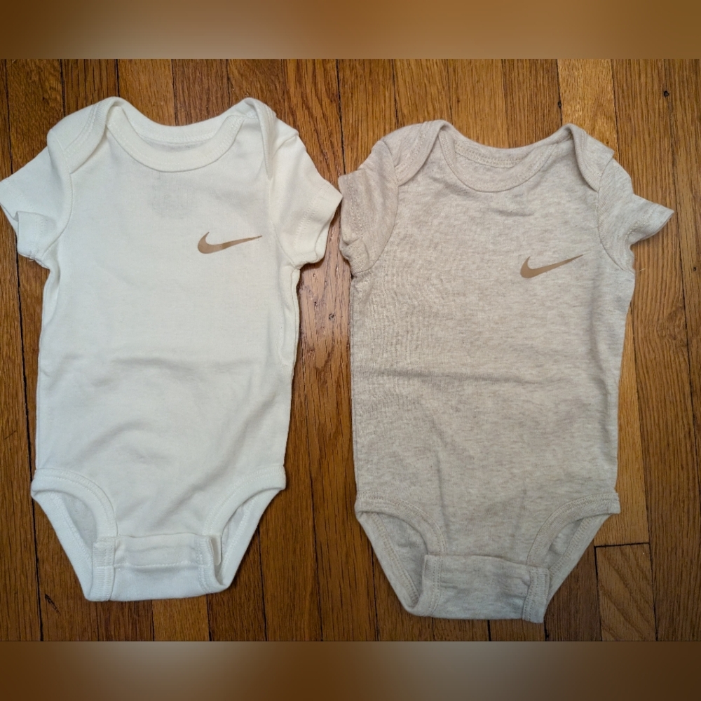 Nike Infant Bodysuit Duo - Cream and Tan